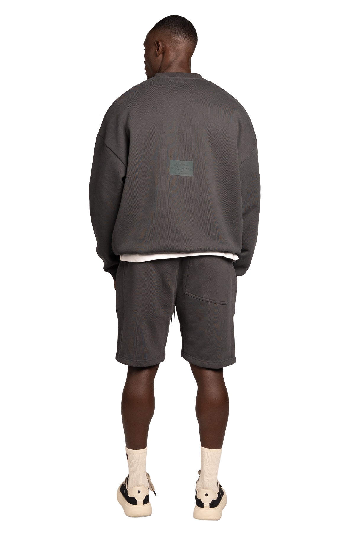 TS PLAIN SWEATSHIRT-DARK GREY