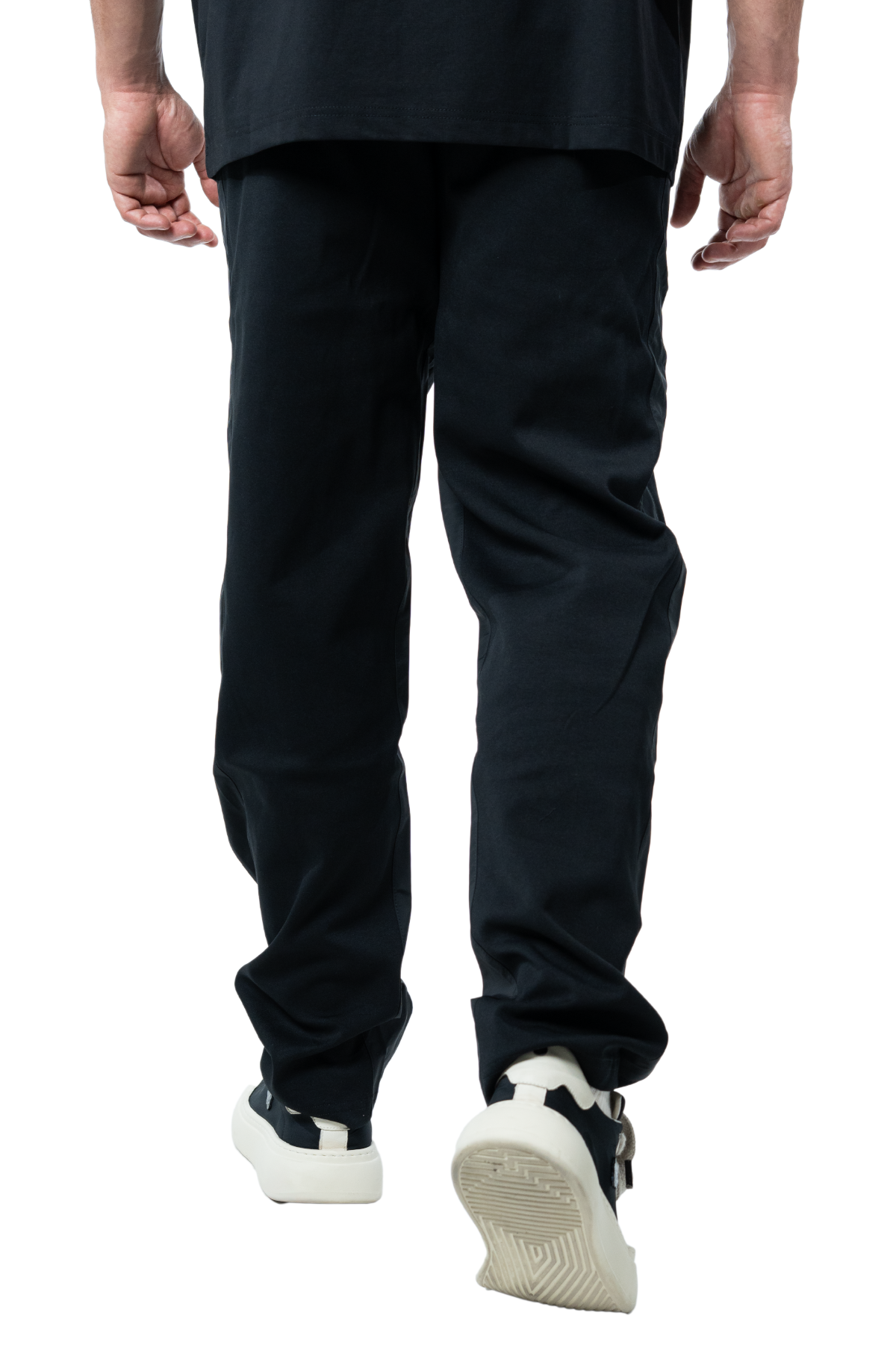 STRIPE JOGGERS - BLACK