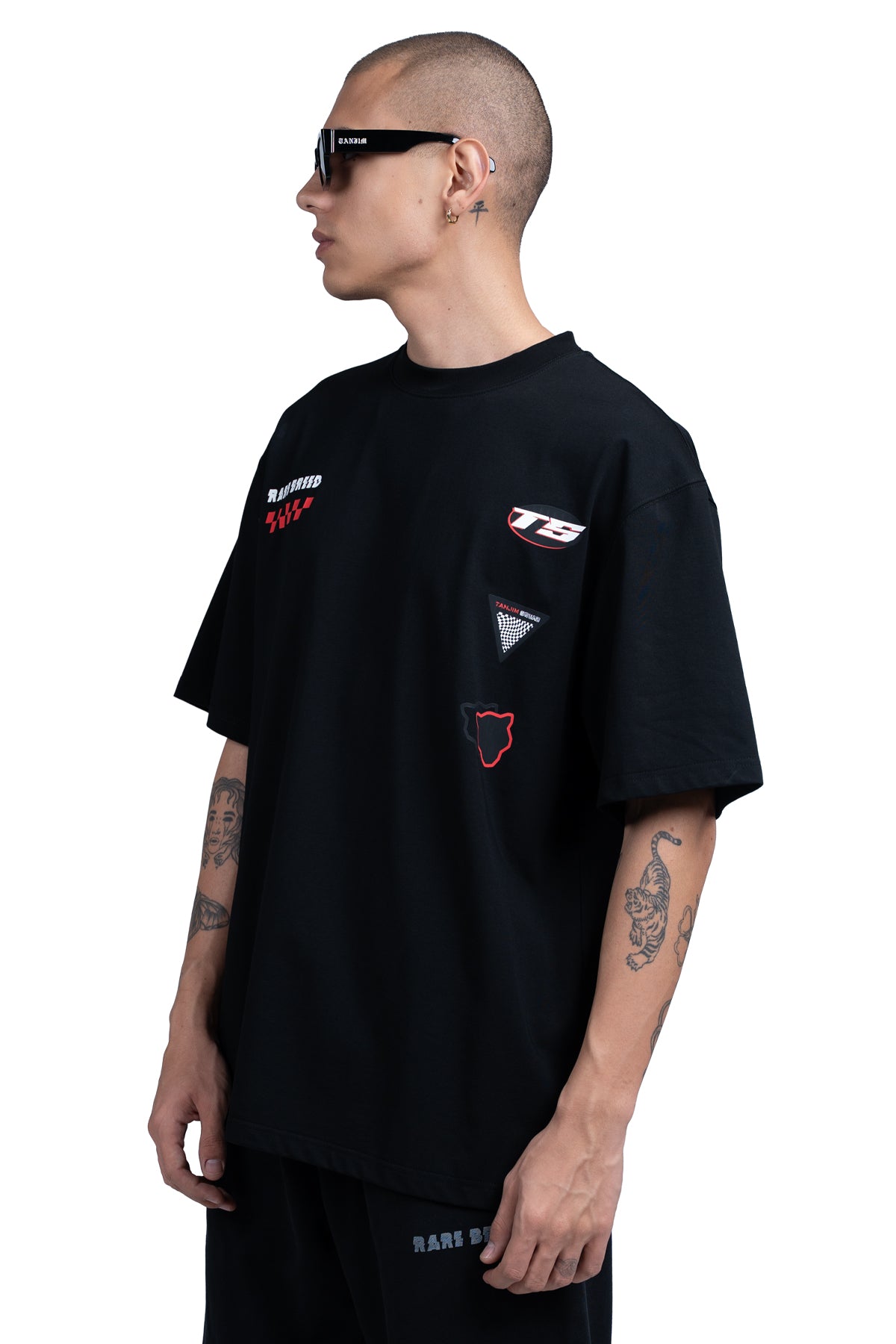 TS RACING GRAPHIC T-SHIRT-BLACK