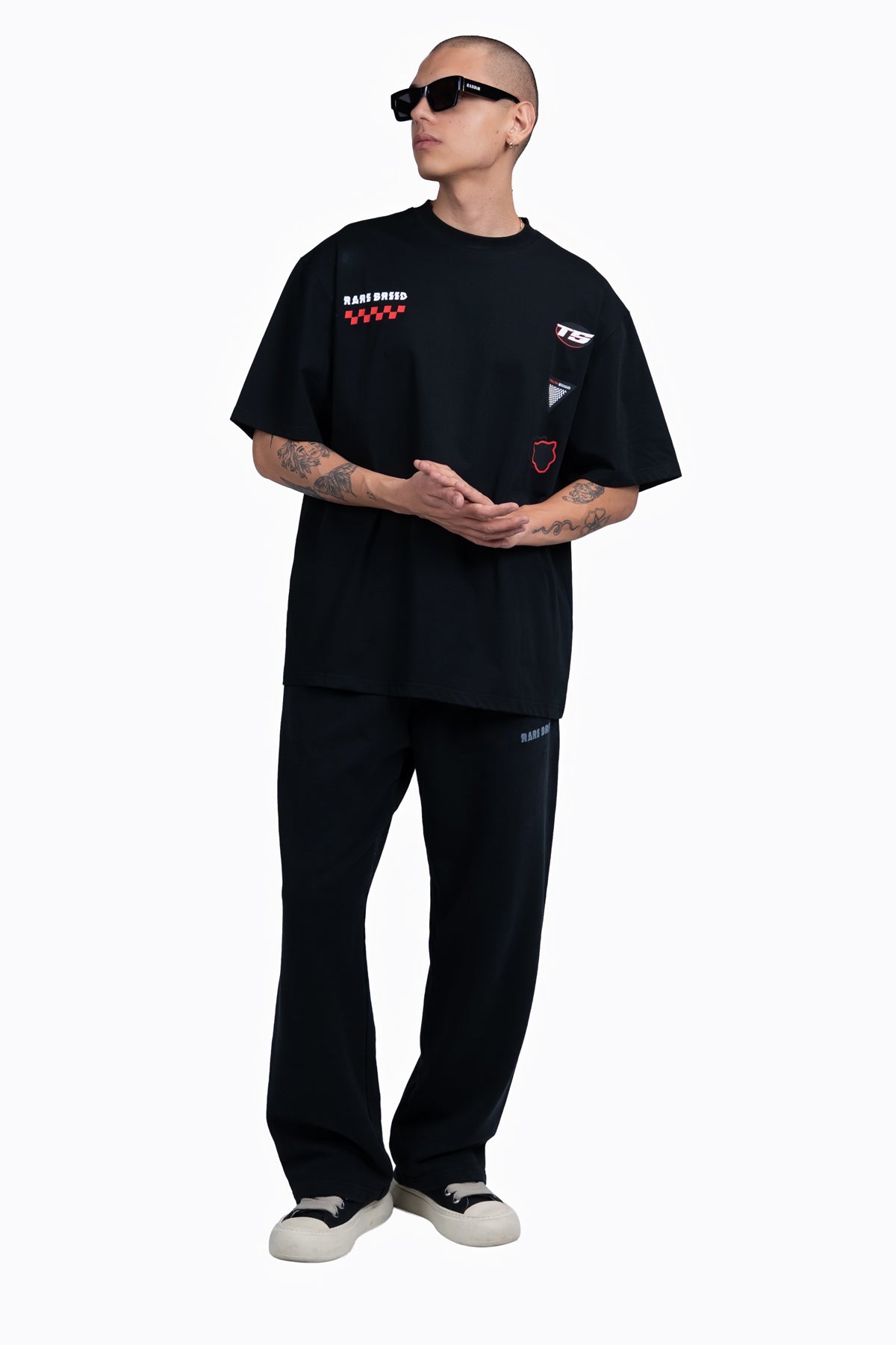 TS RACING GRAPHIC T-SHIRT-BLACK